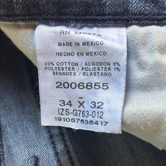 Lee Men's Dark Blue Slim Straight Jeans - Picture 3 of 10